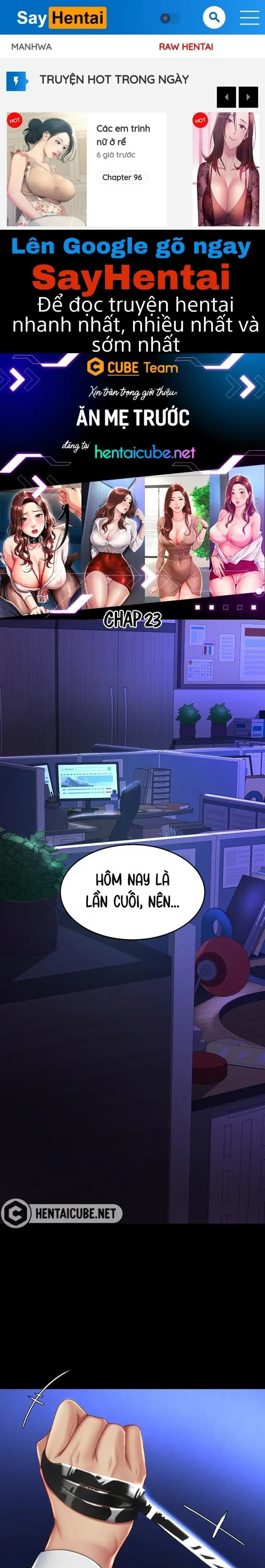 Ăn Mẹ Trước Chap Chapter 23-Ăn Mẹ Trước - Next Chap 60