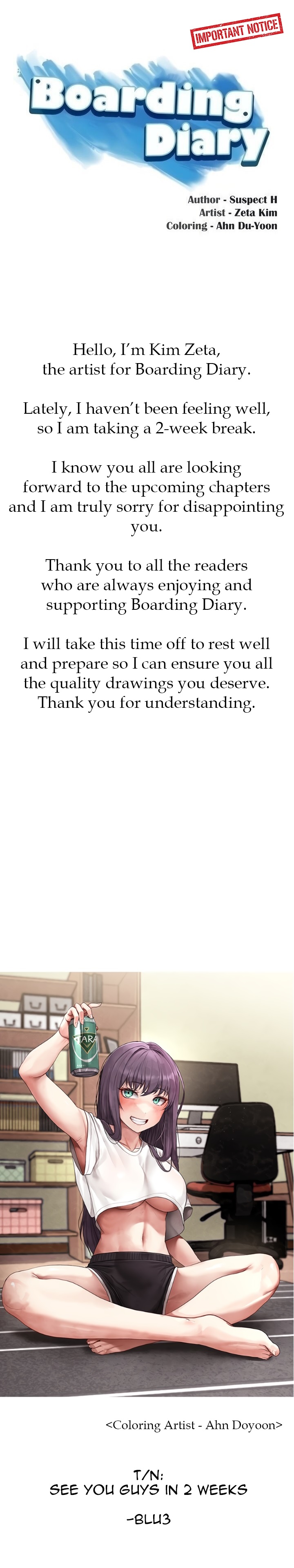 Boarding Diary Chap Chapter 97.5-Boarding Diary - Next Chap 99