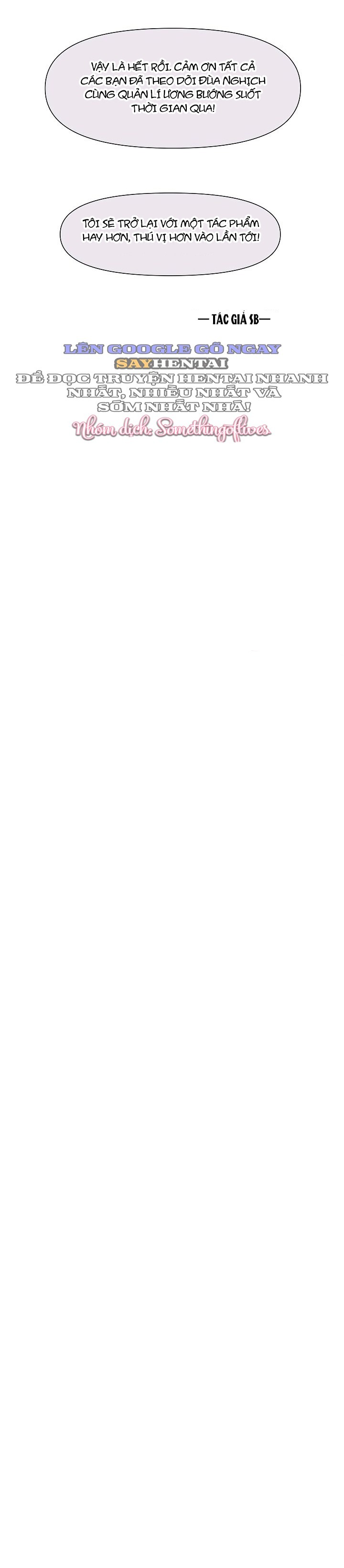 Đùa Nghịch Cùng Quản Lý Ương Bướng Chap Chapter 61- END-Đùa Nghịch Cùng Quản Lý Ương Bướng - Next Chap 62