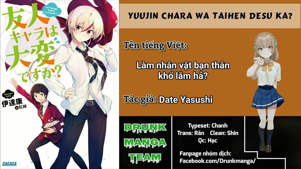 Làm Nhân Vật Bạn Thân Khổ Lắm Hả? Chap Chapter 1-Làm Nhân Vật Bạn Thân Khổ Lắm Hả? - Next Chap 2