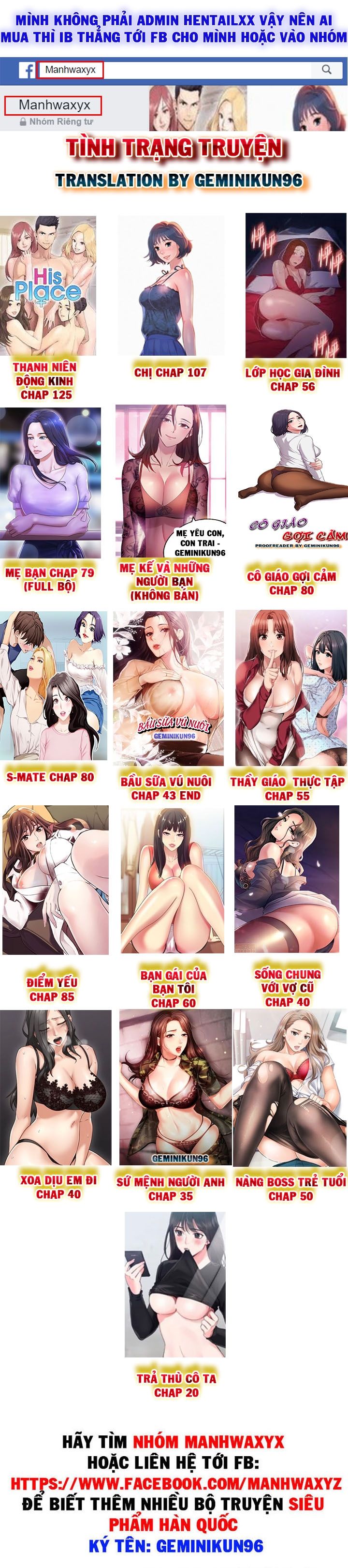 Lớp Học Gia Đình Chap Chap 18-Lớp Học Gia Đình - Next Chap 19