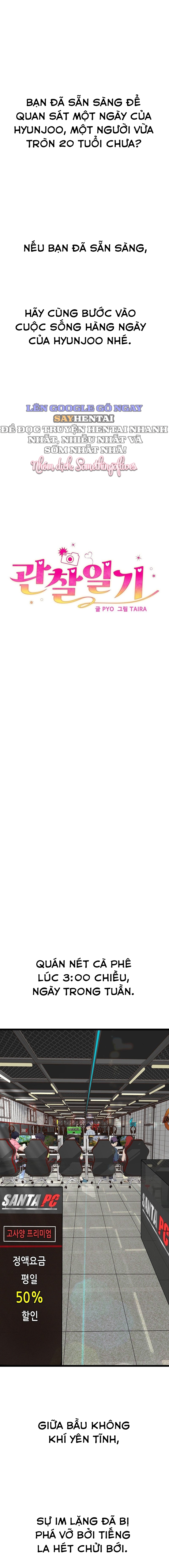 Nhật Ký Quan Sát Chap Chapter 3-Nhật Ký Quan Sát - Next Chap 4