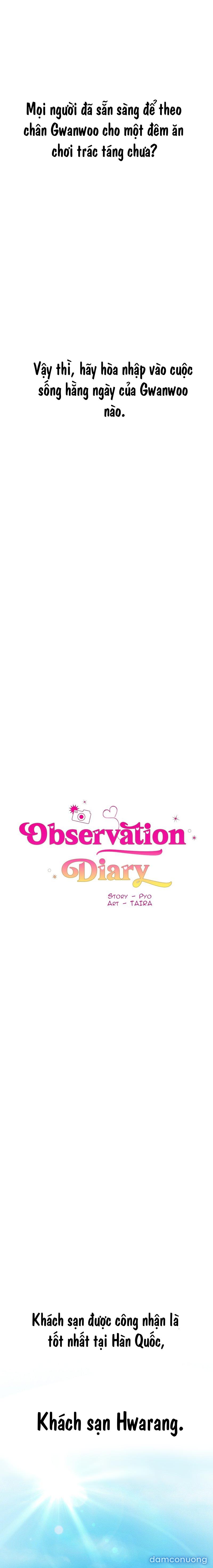Nhật Ký Quan Sát Chap Chapter 9-Nhật Ký Quan Sát - Next Chap 10