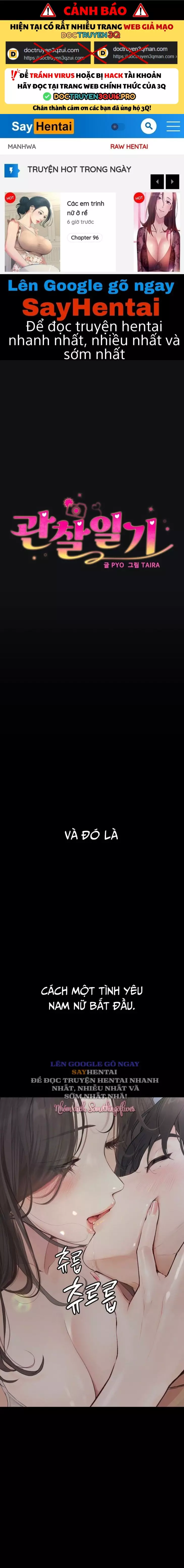 Nhật Ký Quan Sát Chap Chapter 17-Nhật Ký Quan Sát - Next Chap 18