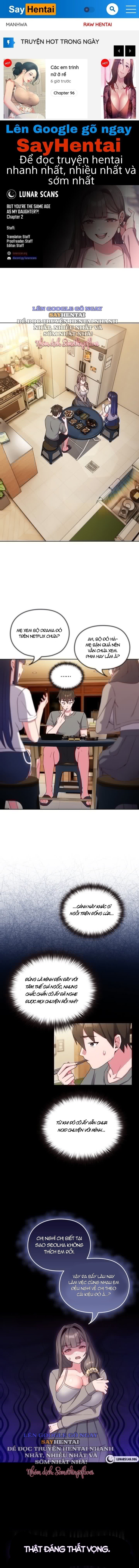 Nhưng Em Lại Bằng Tuổi Với Con Gái Chị!!!! Chap Chapter 2-Nhưng Em Lại Bằng Tuổi Với Con Gái Chị!!!! - Next Chap 3