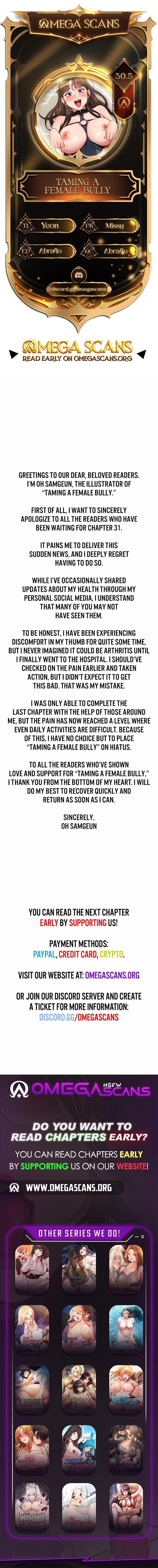 Taming A Female Bully Chap Chapter 30.5-Taming A Female Bully - Next Chap 34