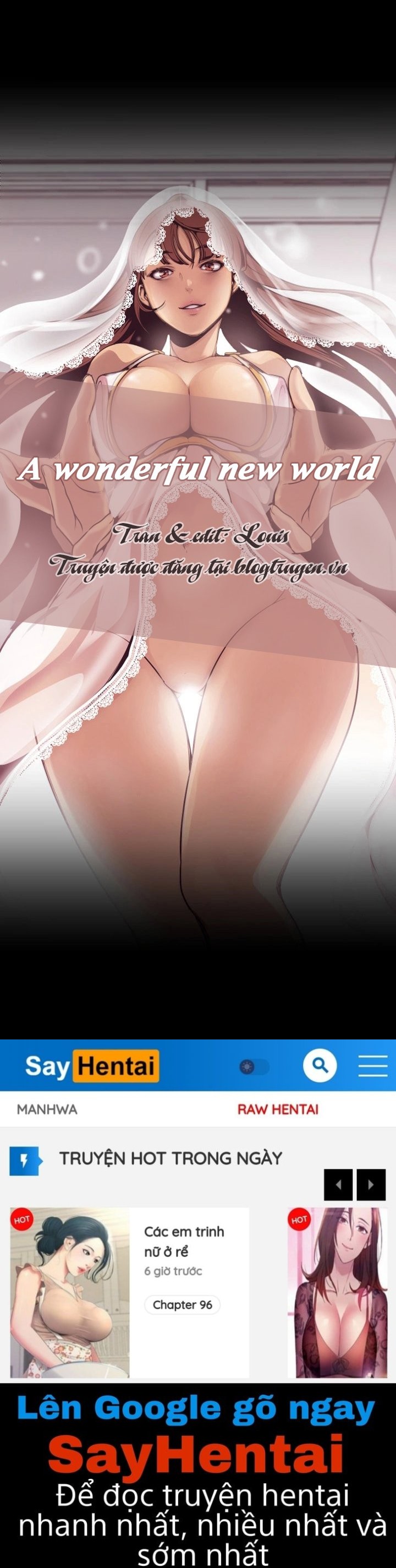 Tân Thế Giới Tuyệt Vời Chap Chapter 11-Tân Thế Giới Tuyệt Vời - Next Chap 12