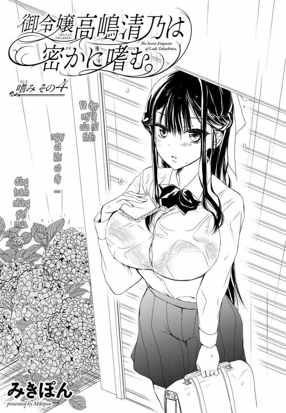 The Secret Etiquette Of Lady Takashima. Chap Chapter 4-The Secret Etiquette Of Lady Takashima. - Next Chap 5