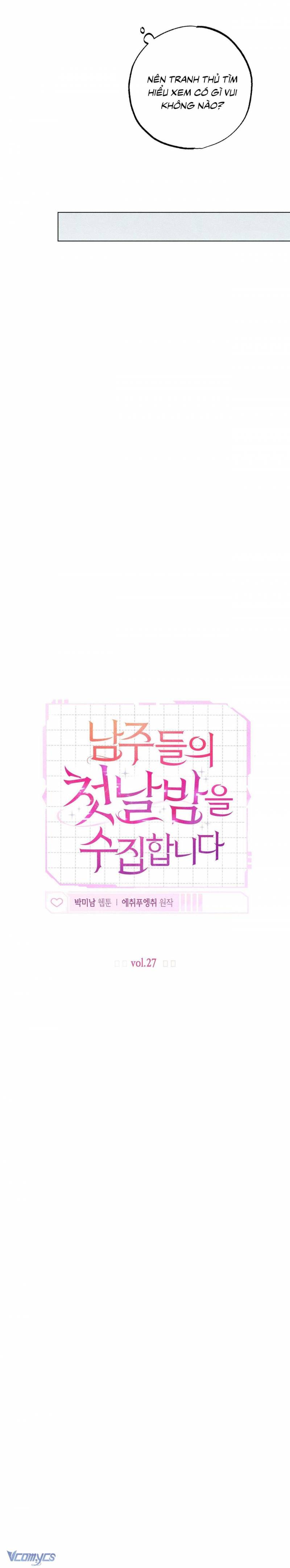 Thu Thập Đêm Đầu Tiên Của Các Nam Chính Chap Chapter 27-Thu Thập Đêm Đầu Tiên Của Các Nam Chính - Next Chap 29