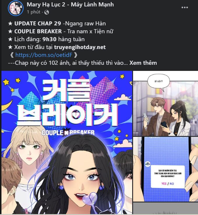 Tình Yêu Trong Sáng Chap Chapter 68.1-Tình Yêu Trong Sáng - Next Chap 108