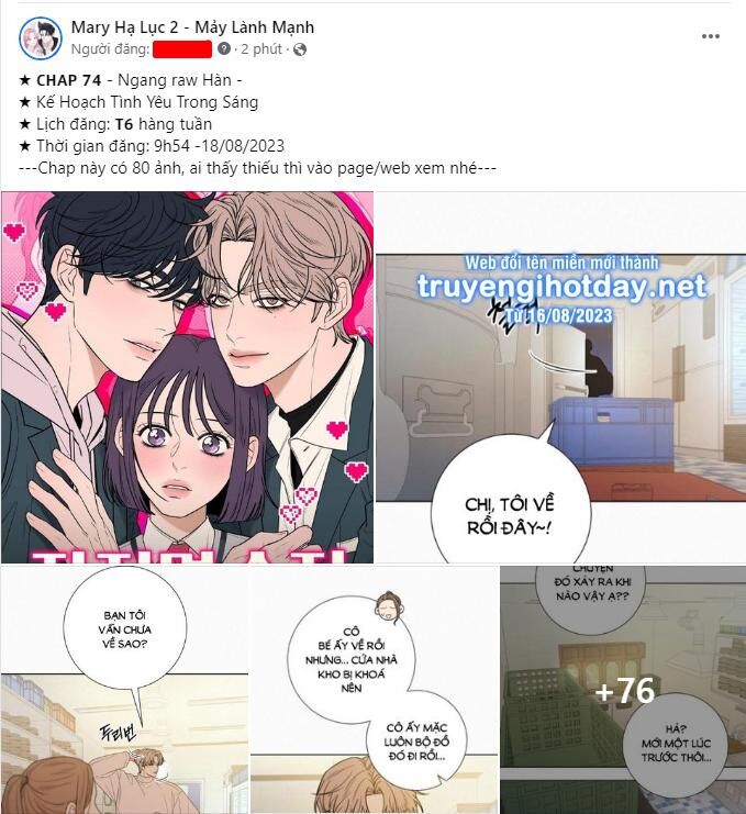 Tình Yêu Trong Sáng Chap Chapter 74.2-Tình Yêu Trong Sáng - Next Chap 122