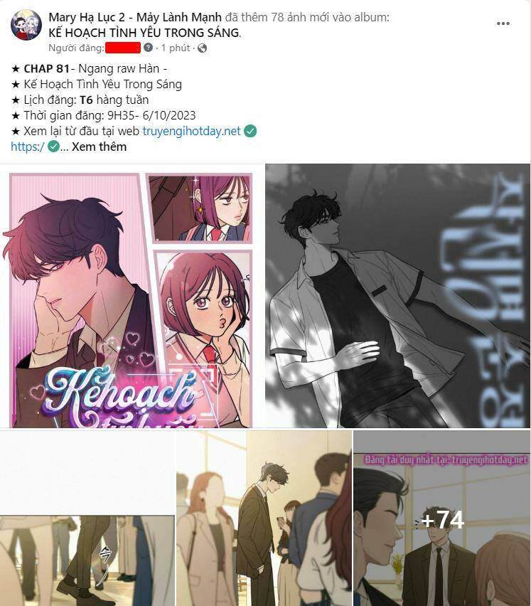 Tình Yêu Trong Sáng Chap Chapter 81.1-Tình Yêu Trong Sáng - Next Chap 140