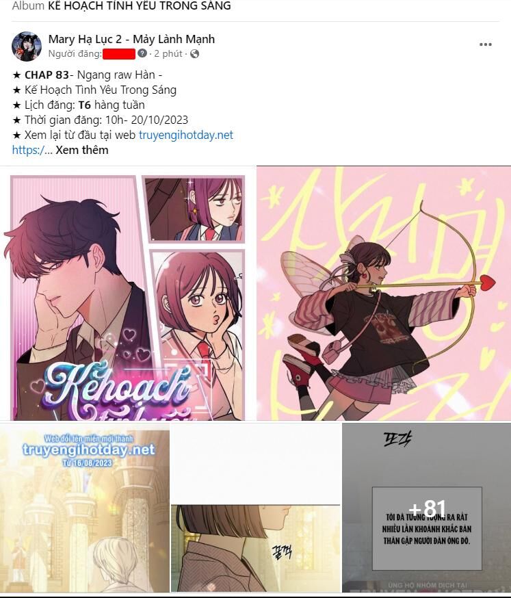 Tình Yêu Trong Sáng Chap Chapter 84.1-Tình Yêu Trong Sáng - Next Chap 146