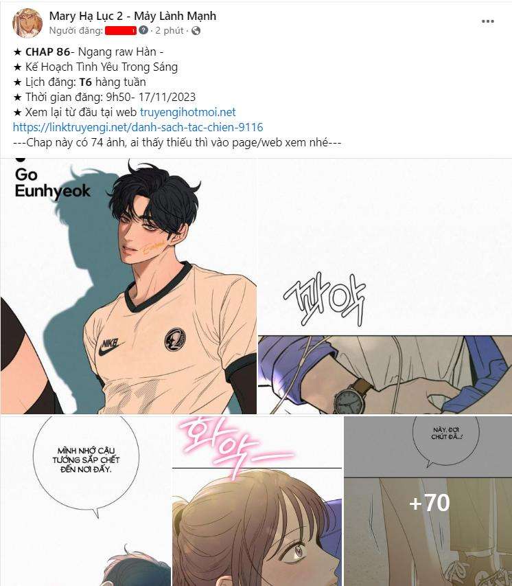 Tình Yêu Trong Sáng Chap Chapter 86.1-Tình Yêu Trong Sáng - Next Chap 150