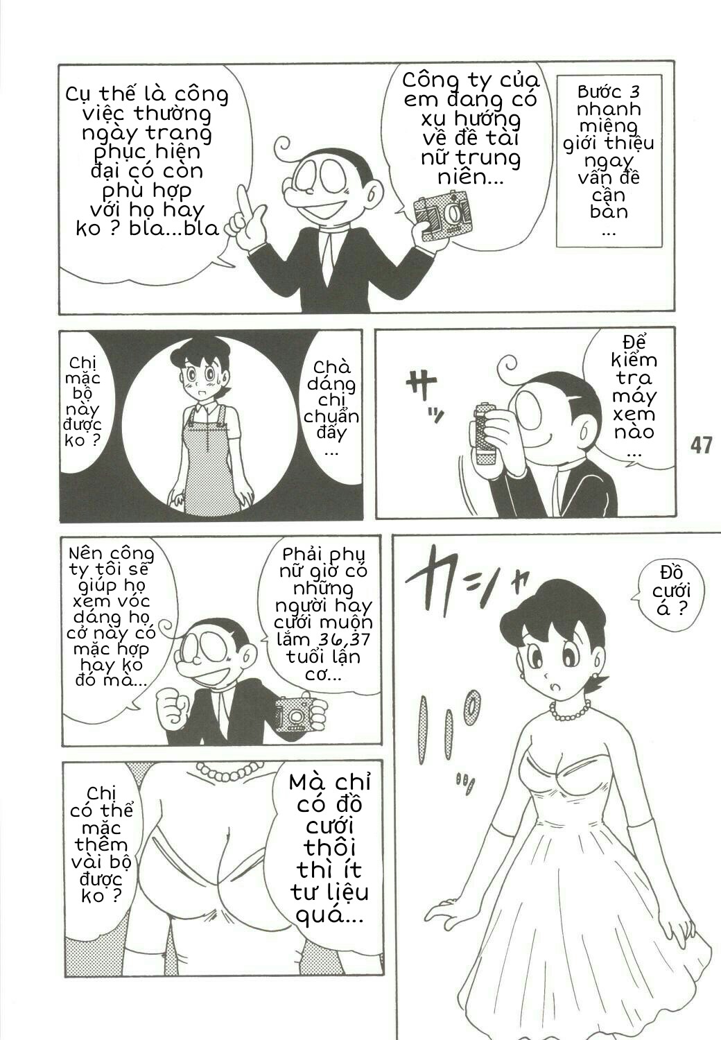 Tuyển Tập Doraemon Doujinshi 18+  Chap Chap 39: Mẹ Xuka và chàng báo chí-Tuyển Tập Doraemon Doujinshi 18+  - Next Chap 40