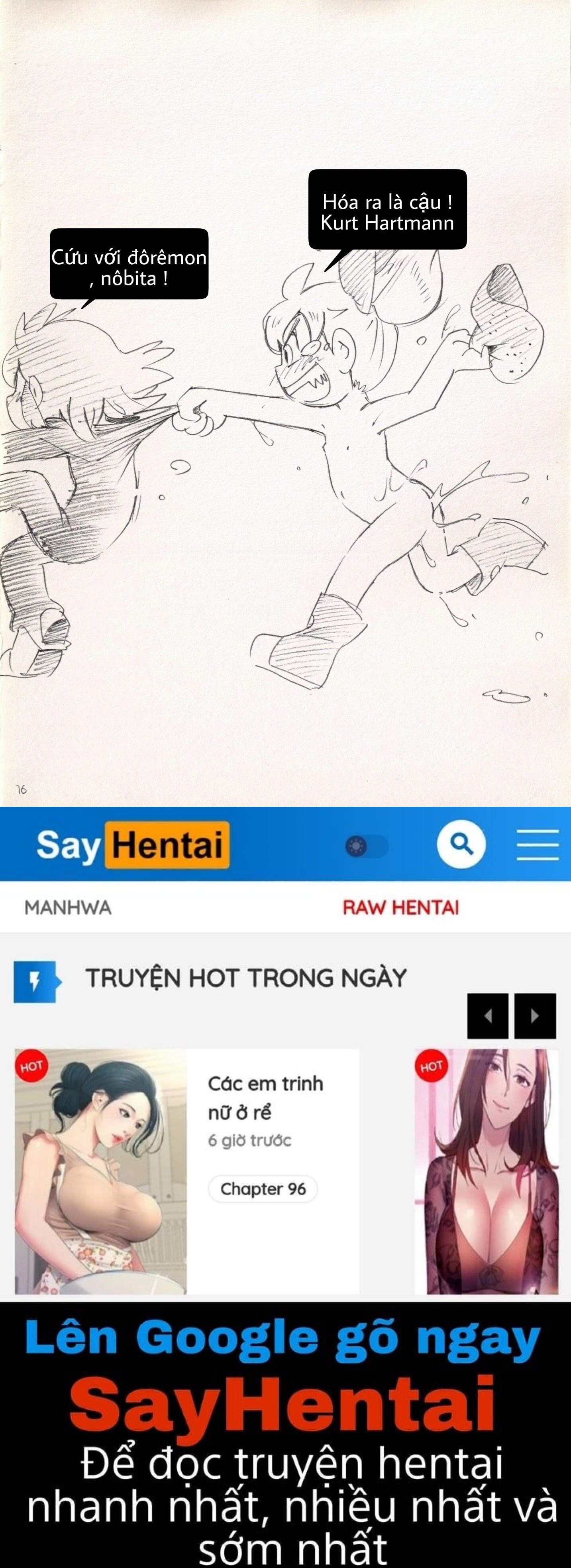 Tuyển Tập Doraemon Doujinshi 18+  Chap Chap 25- Mũ tàng hình 2-Tuyển Tập Doraemon Doujinshi 18+  - Next Chap 26