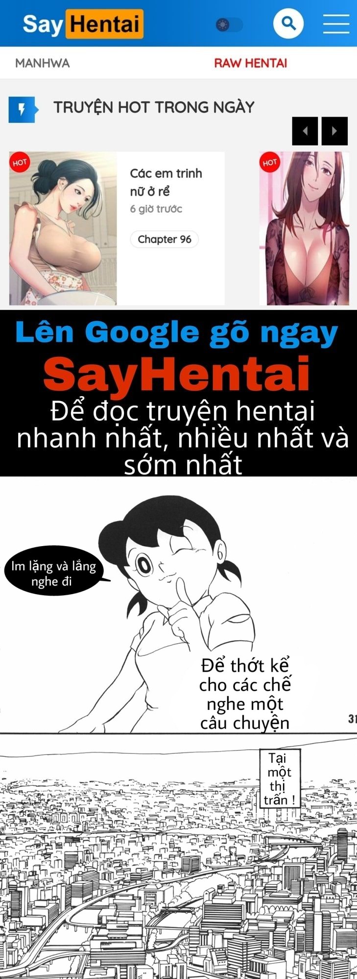 Tuyển Tập Doraemon Doujinshi 18+  Chap Chap 13- Ông bụt Nôbi-Tuyển Tập Doraemon Doujinshi 18+  - Next Chap 14
