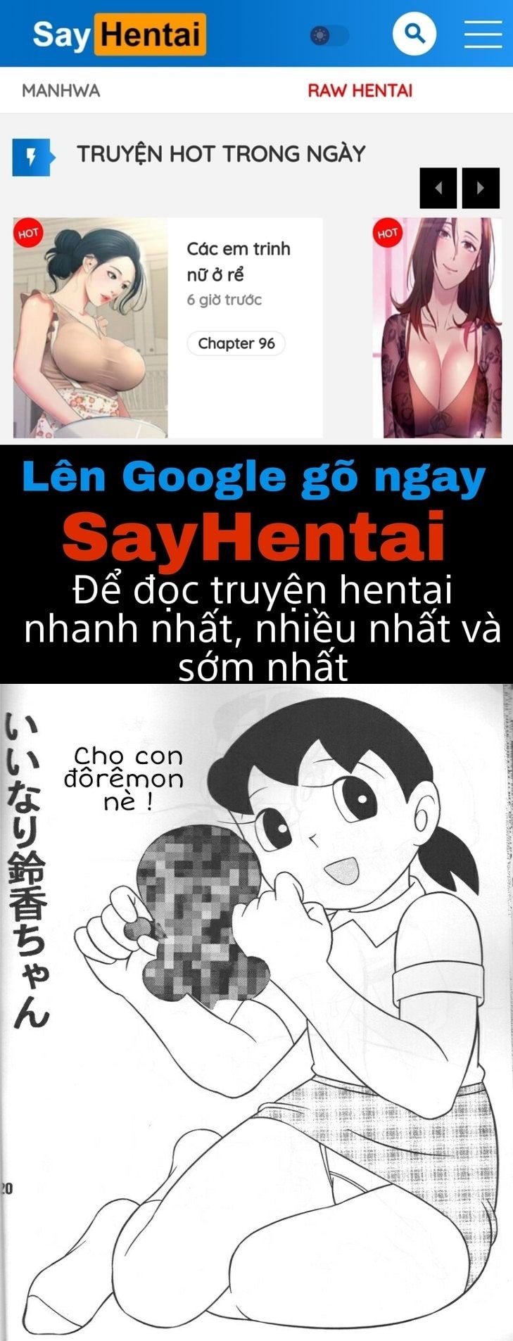 Tuyển Tập Doraemon Doujinshi 18+  Chap Chap 8- Hộ chiếu quỷ sa tăng-Tuyển Tập Doraemon Doujinshi 18+  - Next Chap 9