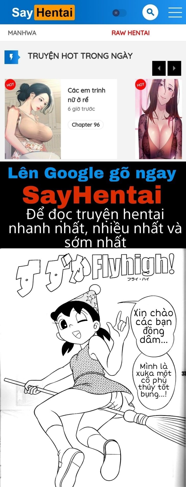Tuyển Tập Doraemon Doujinshi 18+  Chap Chap 4- Xuka cô phù thủy nhỏ-Tuyển Tập Doraemon Doujinshi 18+  - Next Chap 5