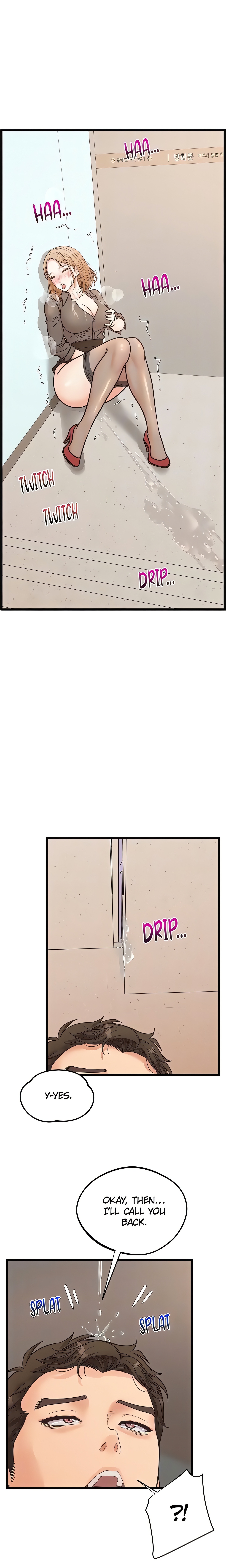 Workplace Relationship Management Chap Chapter 18 - Female poking a hole by the emergency exit-Workplace Relationship Management - Next Chap 19