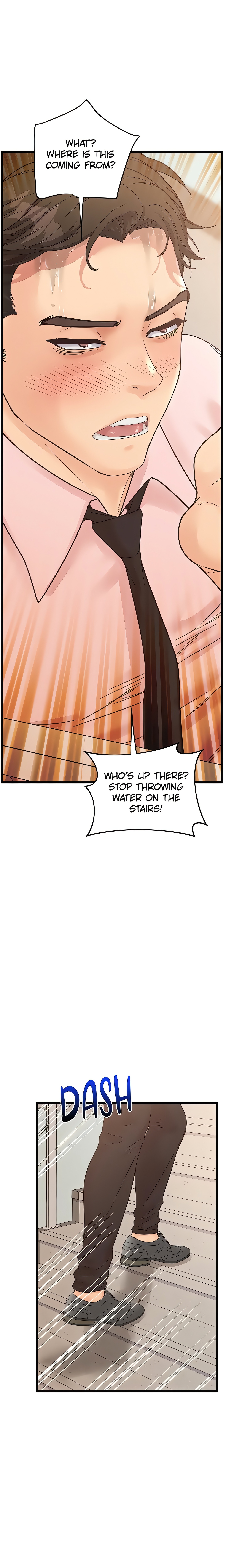 Workplace Relationship Management Chap Chapter 18 - Female poking a hole by the emergency exit-Workplace Relationship Management - Next Chap 19