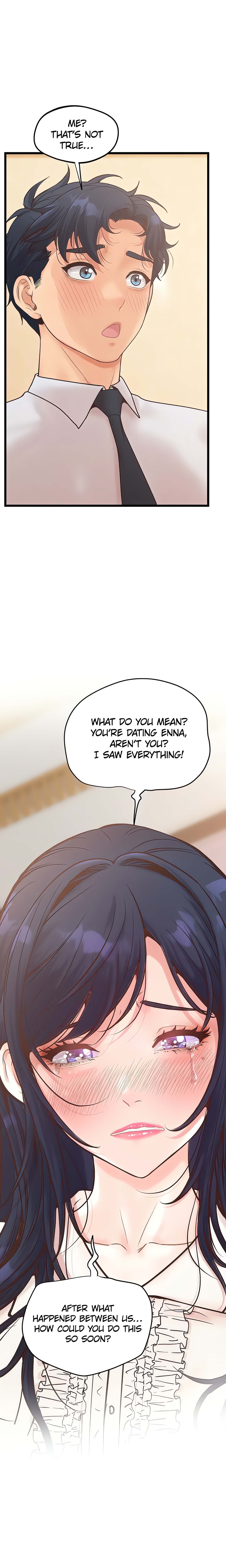 Workplace Relationship Management Chap Chapter 18 - Female poking a hole by the emergency exit-Workplace Relationship Management - Next Chap 19